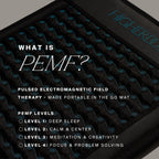 Secondary sourcing reference: portable infrared PEMF mat in use