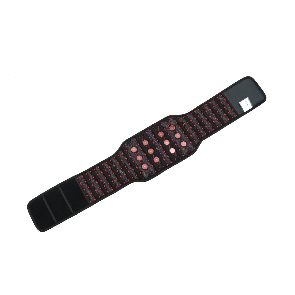 Sourcing reference: PEMF and infrared wrap belt with red light, hero view