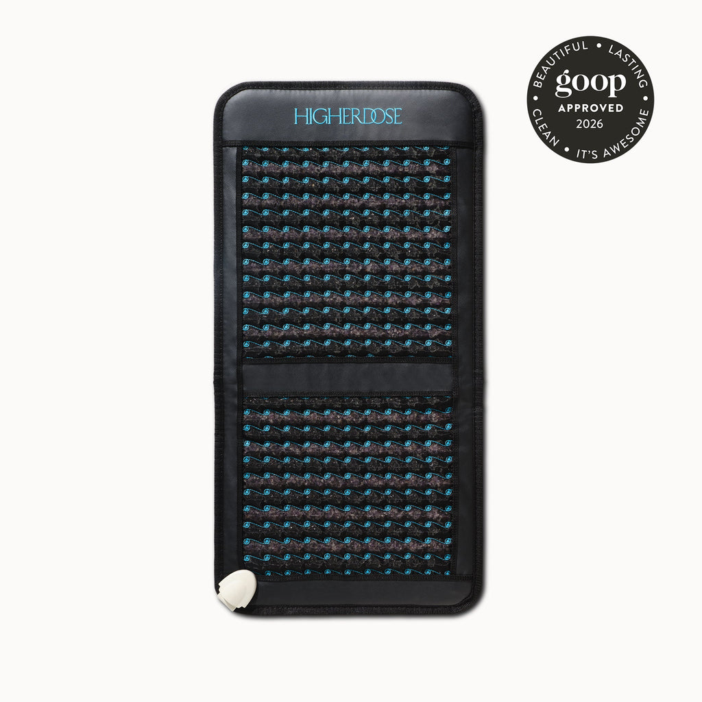 Secondary sourcing reference: portable infrared PEMF mat, hero view