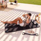 Sourcing reference: infrared PEMF mat in use, person lying full length