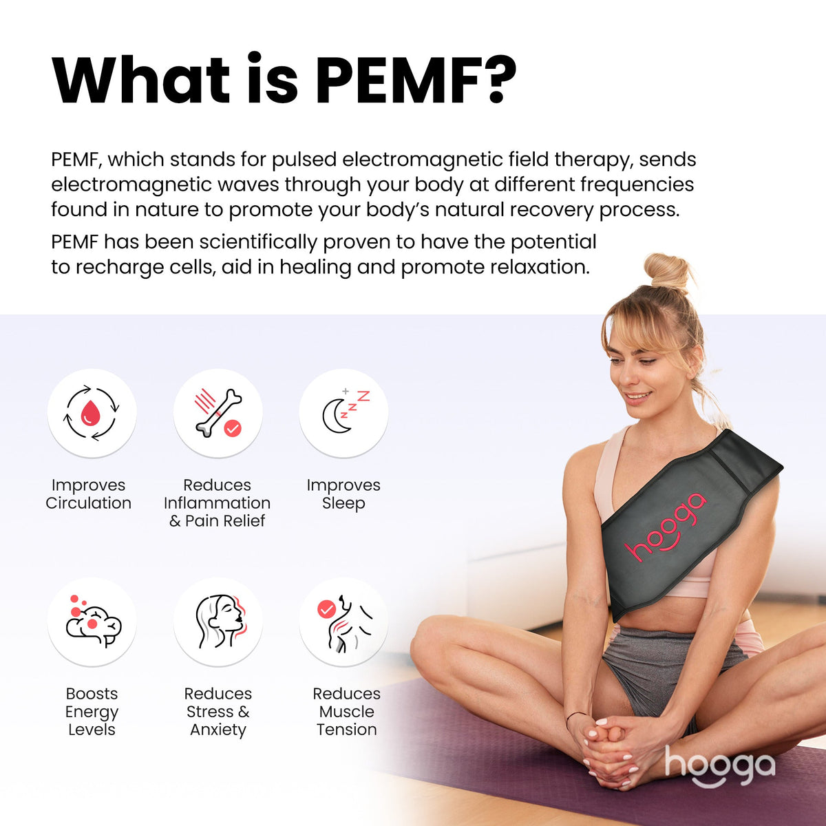 Sourcing reference: PEMF wrap belt worn around the lower back