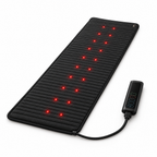 Deep Delta Field Mat unrolled flat on white with its handheld controller
